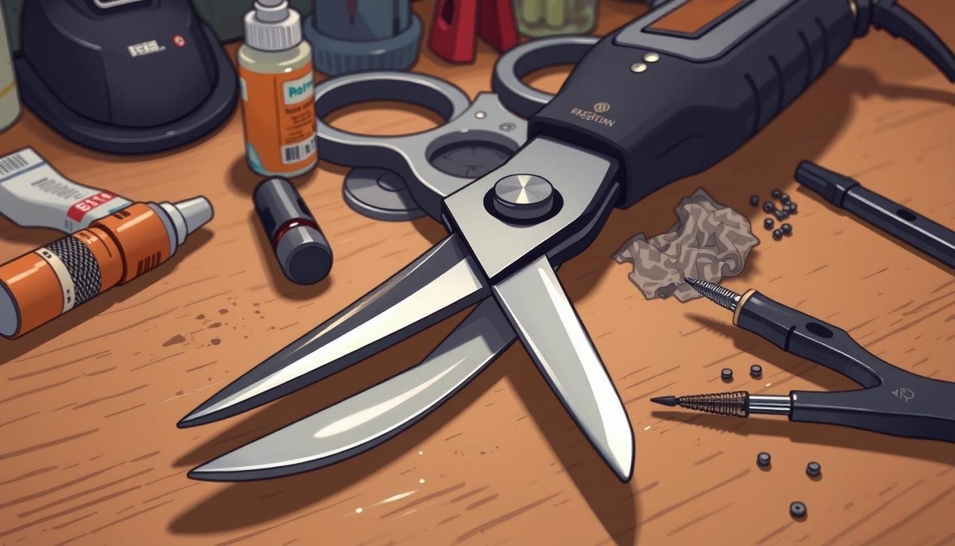 Electric scissors maintenance