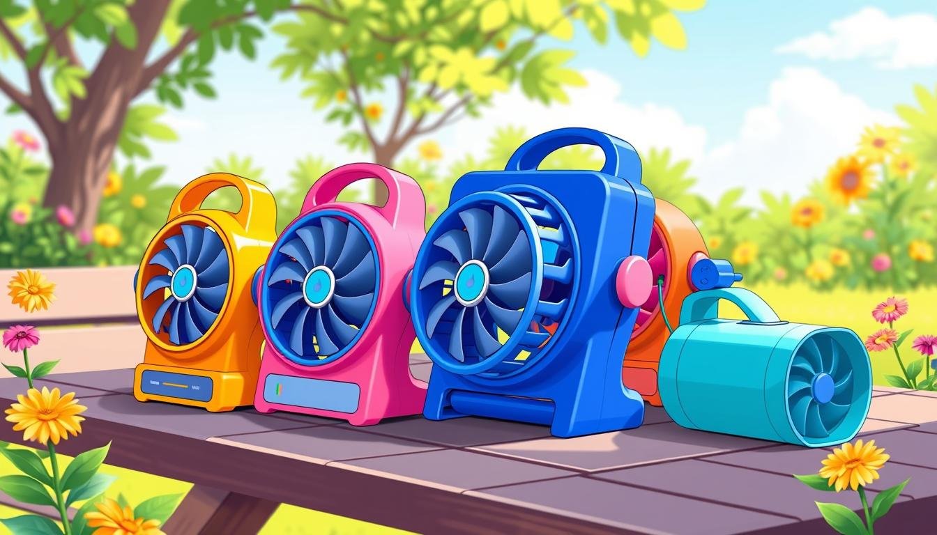 Mini portable fans