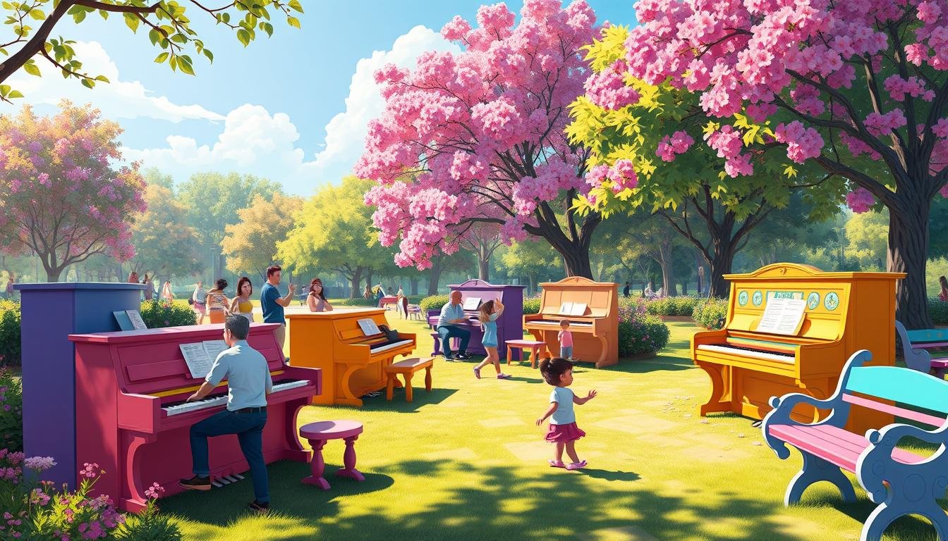 Discover Public Space Outdoor Pianos Near You