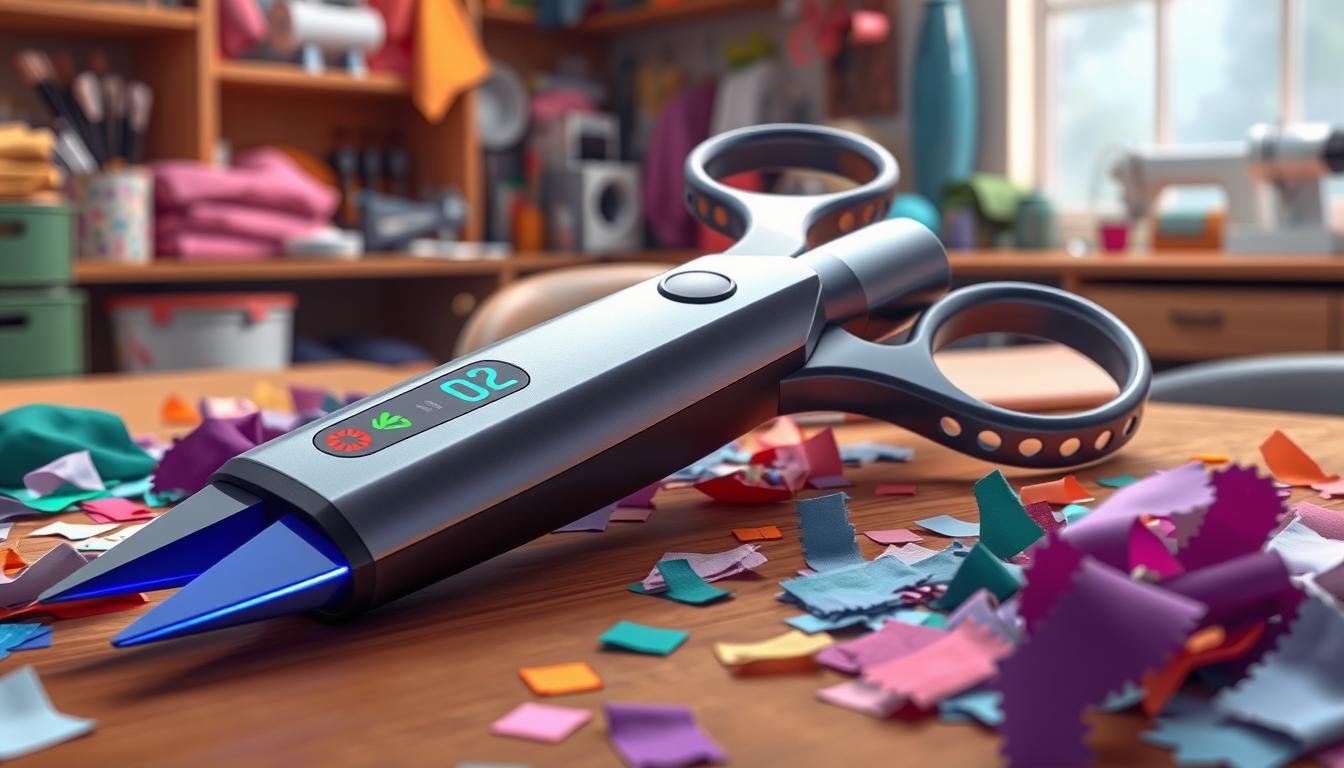 Rechargeable electric scissors