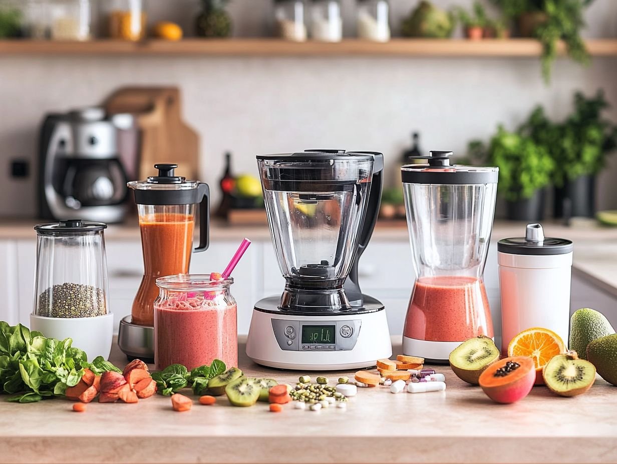 1. What are the best blenders for making smoothies and protein shakes?