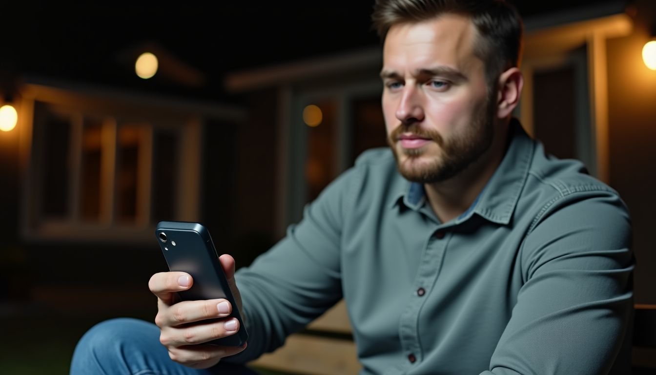 A man in his 30s holding a compact fast-charging power bank.