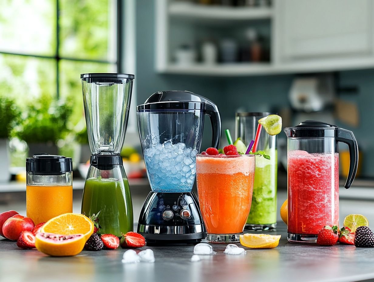 Top Picks for Best Blenders for Crushing Ice and Frozen Drinks