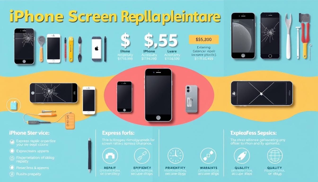 iPhone screen fix cost overview