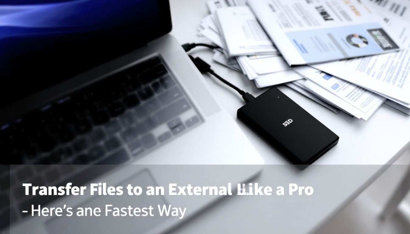 Transfer Files to an External SSD Like a Pro – Here’s the Fastest Way