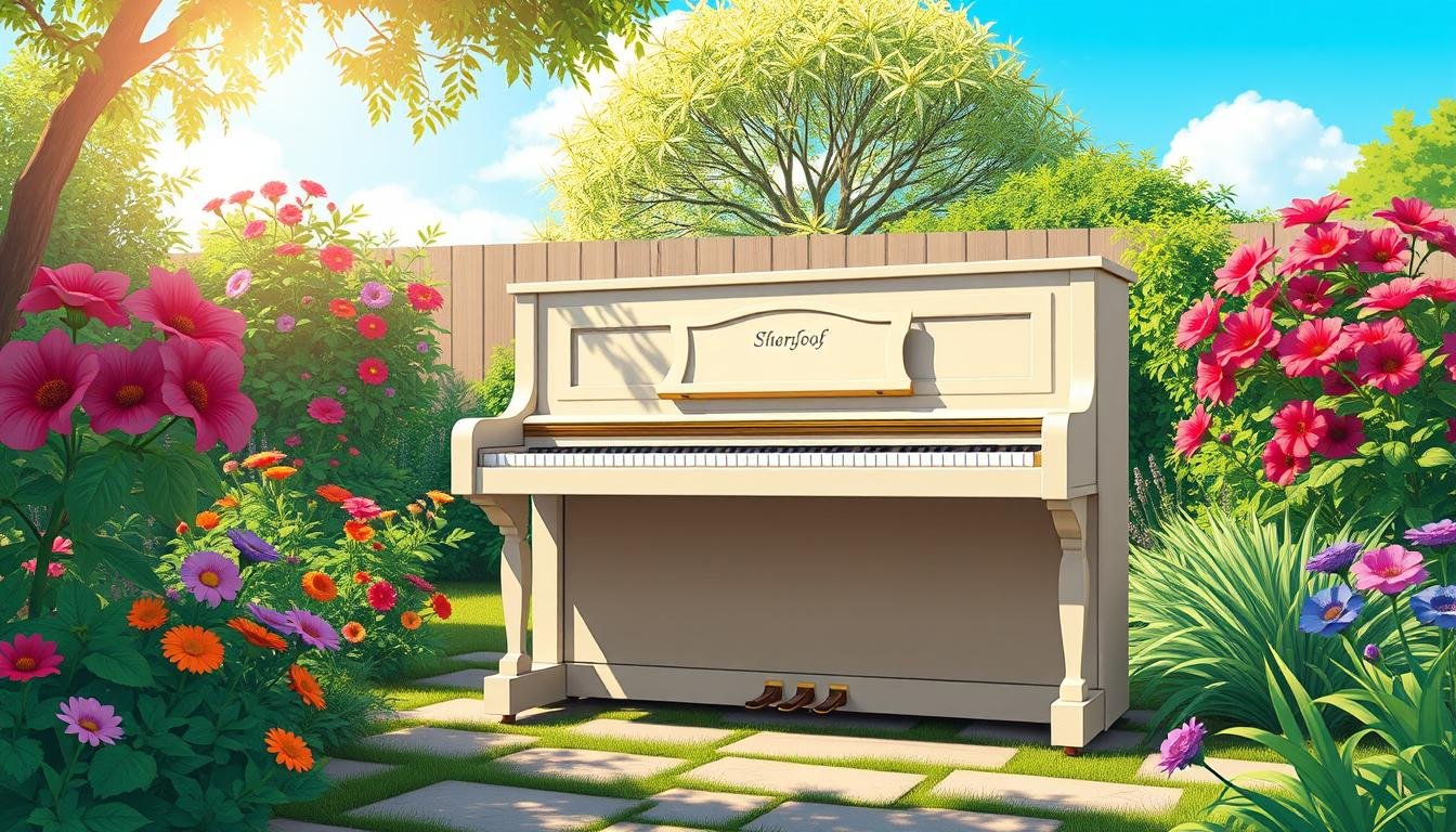 outdoor piano