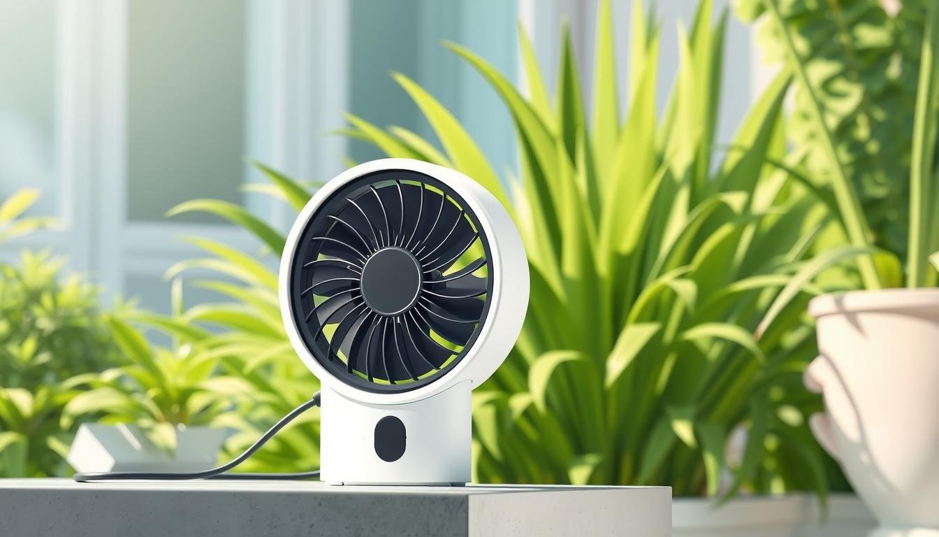 rechargeable battery-powered fan