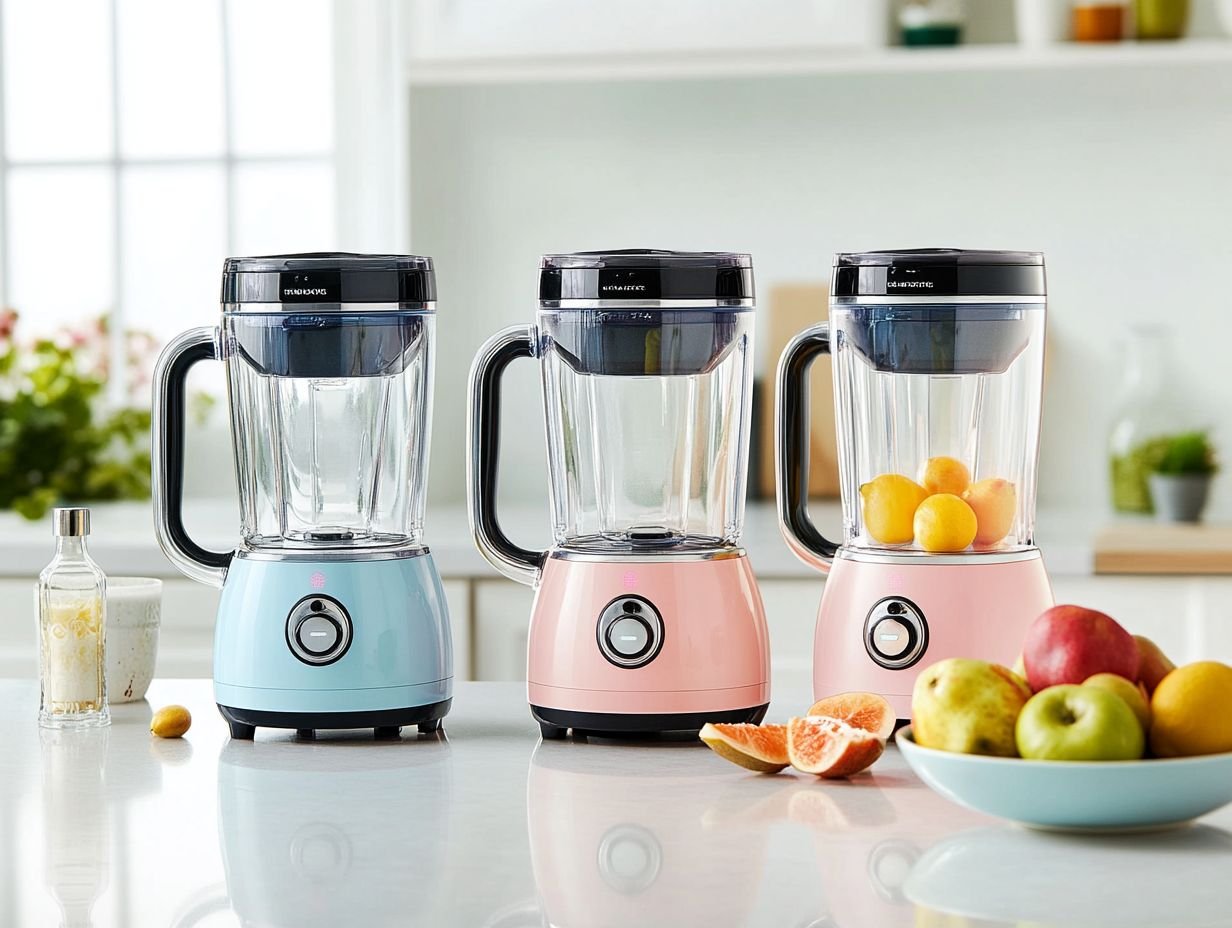 What Are the Key Features of Each Quiet Blender and Kitchen Appliance?