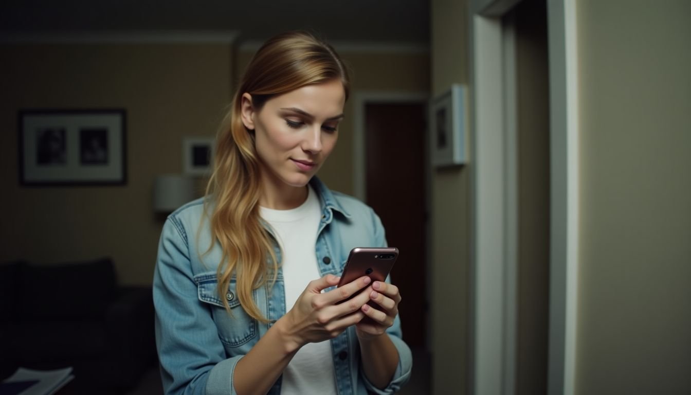 A person troubleshoots a weak Wi-Fi signal for a camera.