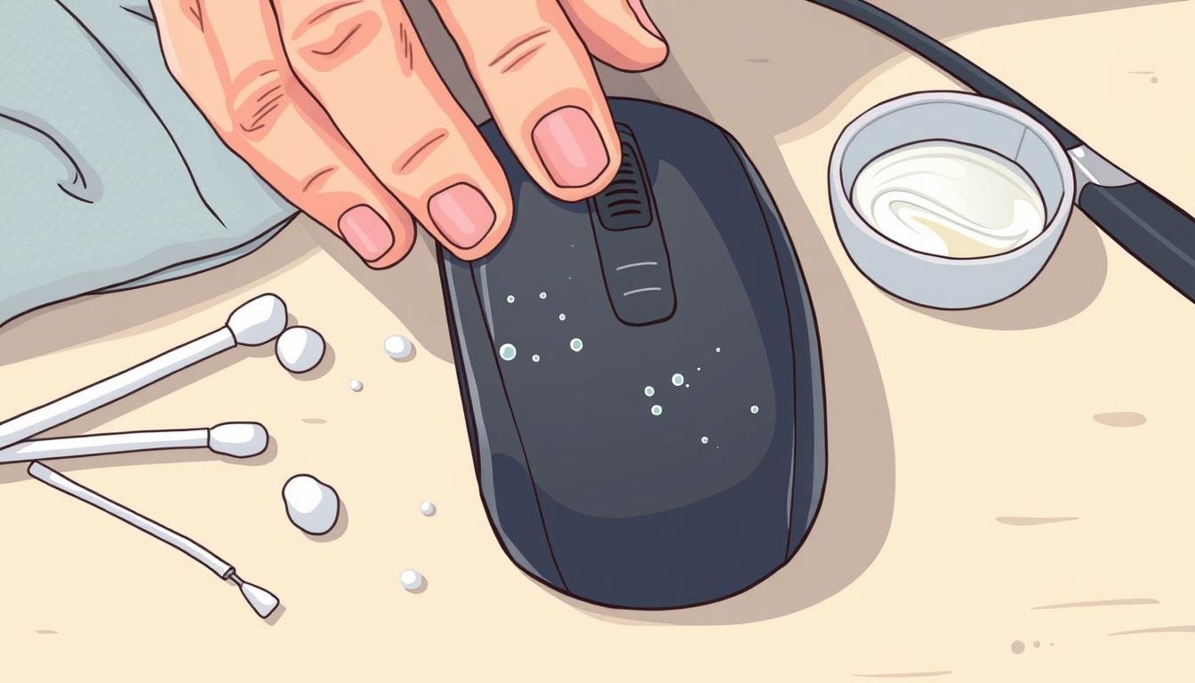 wired mouse cleaning